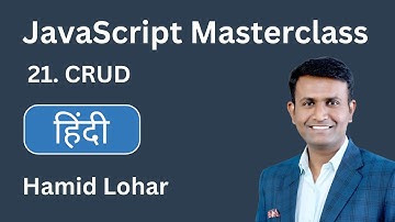 JavaScript Masterclass #21 Create, Read, Update, Delete Part-1 || javascript tutorial hindi