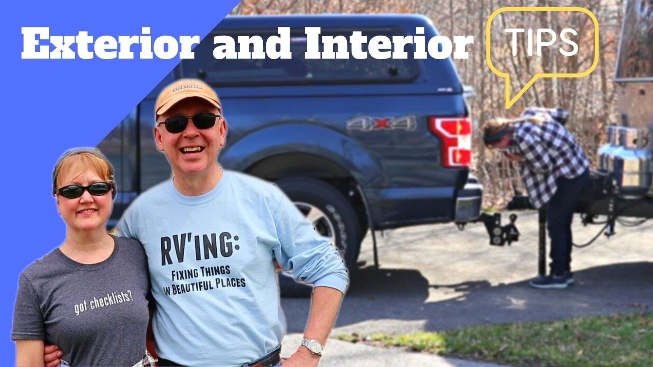 RV Tow Travel Day Tips and Tricks Departing Checklists Exterior and