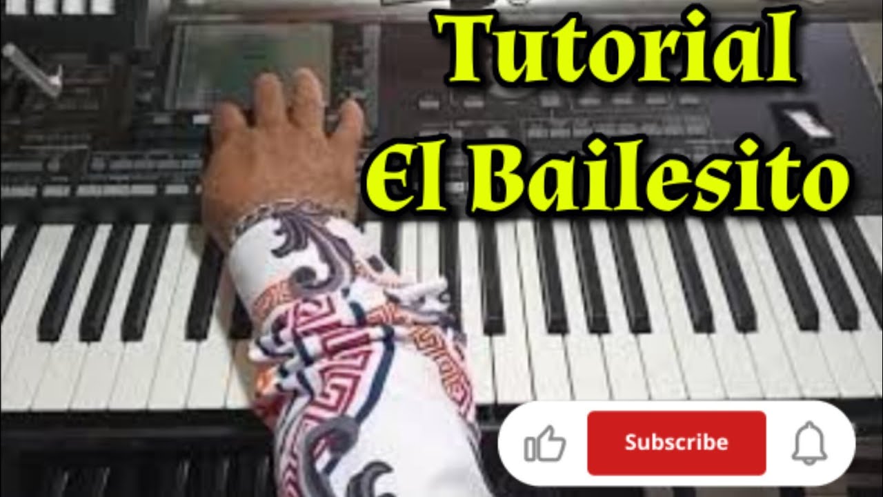 TUTORIAL de como tocar EL BAILESITO con el Fraile De Los Teclados