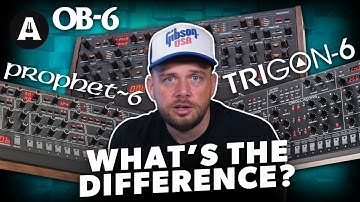 Sequential Prophet-6 vs OB-6 vs Trigon-6 - What