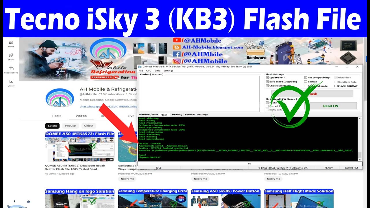 Tecno Camon iSky 3 (KB3) Dead Fix Scatter Flash File CM2