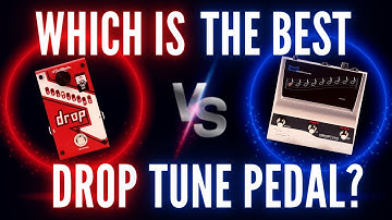 Which is the best drop tune pedal? Digitech Drop VS Morpheus DropTune