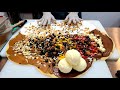 Amazing size!! 1.3kg crepe making / 무게만 1.3Kg! 국내에서 가장 큰 크레페!? - Korean street food