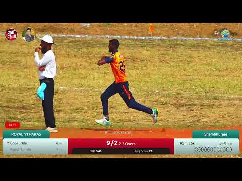 ROYAL XI PARAS VS SHAMBHURAJE || SHEGAON PREMIER LEAGUE=2026