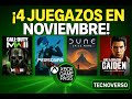 Xbox Game Pass se luce en noviembre: 4 juegazos confirmados