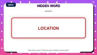 Hidden Word Puzzle #0876 | 10 Word Search Practice Challenges screenshot 4