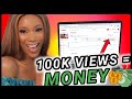 HOW MUCH YOUTUBE PAID ME FOR A VIDEO WITH 100K VIEWS | HOW TO MAKE MORE MONEY ON YOUTUBE