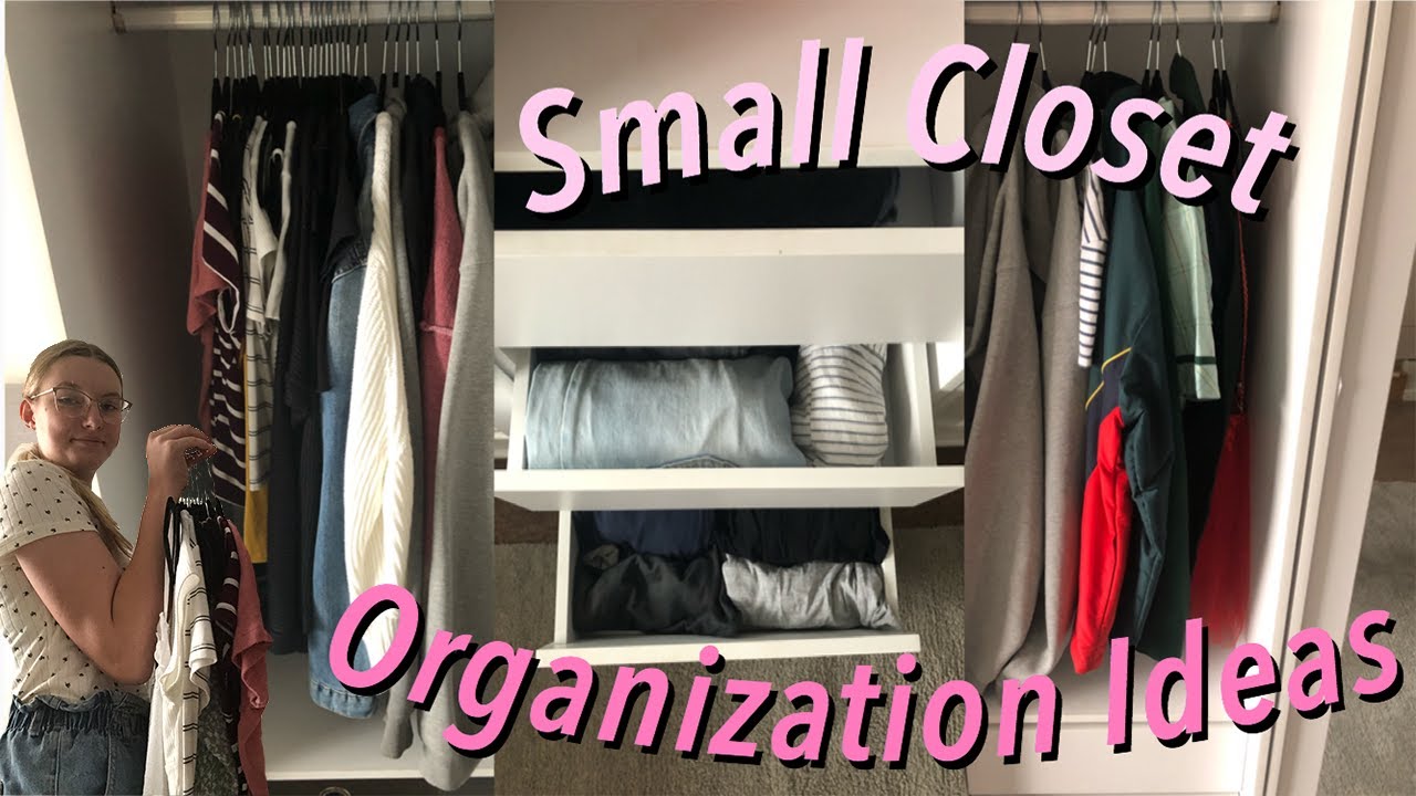 Small Closet Organization ideas - YouTube
