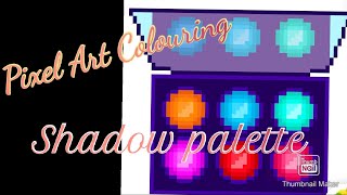 Pixel Art colour by number game Shadow palette screenshot 5