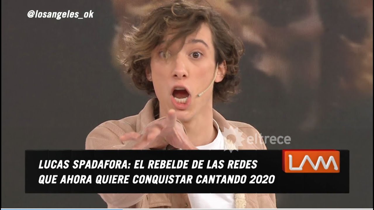 Lucas Spadafora cantó y bailó en vivo, de cara a Cantando 2020 - YouTube