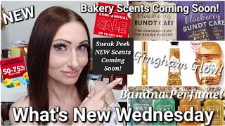 NEW✨️Sneak Peek😍 BBW Bakery Scents🧁🫐 + New Gingham | Banana Perfume🍌| SAS | Bath & Body Works, VS +