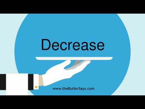 Learn how to say this word: "Decrease"