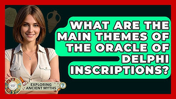 What Are The Main Themes Of The Oracle Of Delphi Inscriptions? - Exploring Ancient Myths