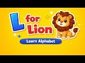 L for Lion 🦁 | Alphabet L | ABC Learning for Kids | Phonics A–Z