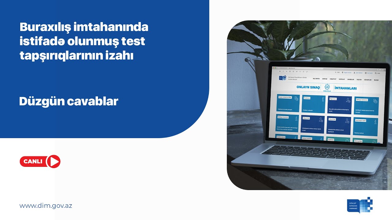 Buraxılış imtahanı, tapşırıqların izahı və düzgün cavablar, 2 mart