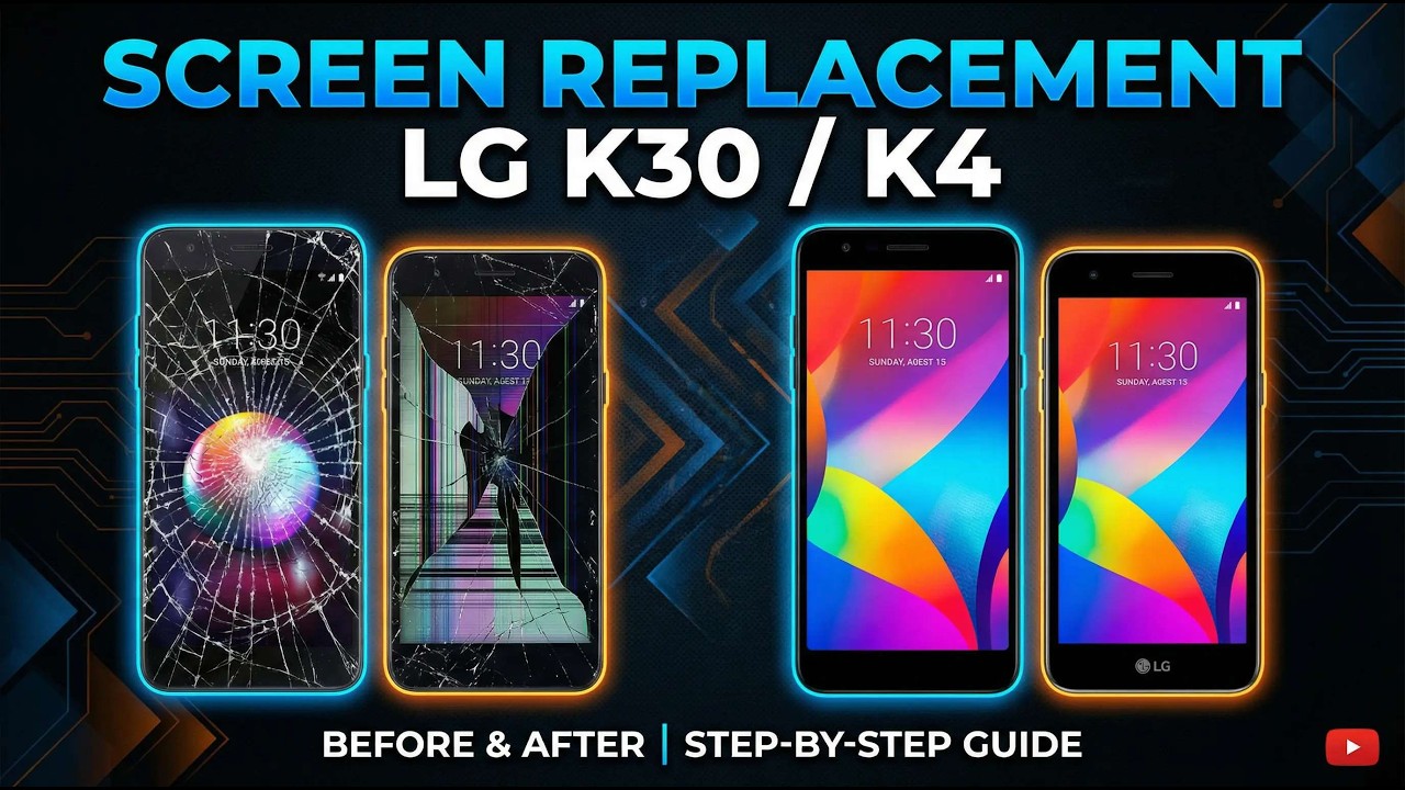 LG K30 / LG K4 Screen Replacement | Step-by-Step DIY LCD Repair Guide #repair #campustech