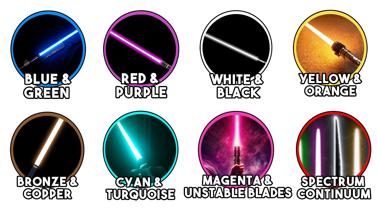 Every Lightsaber Color EXPLAINED in Detail