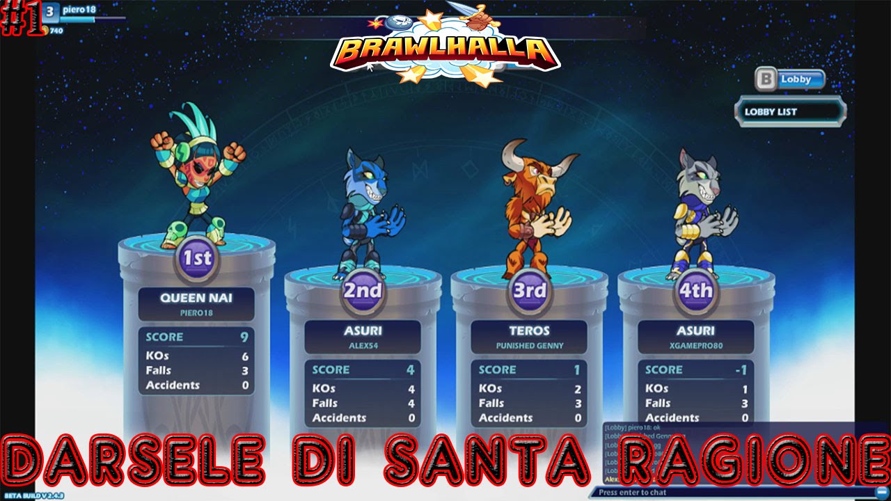 Brawlhalla - Gamaplay ITA Ep.1 - Darsele di Santa Ragione