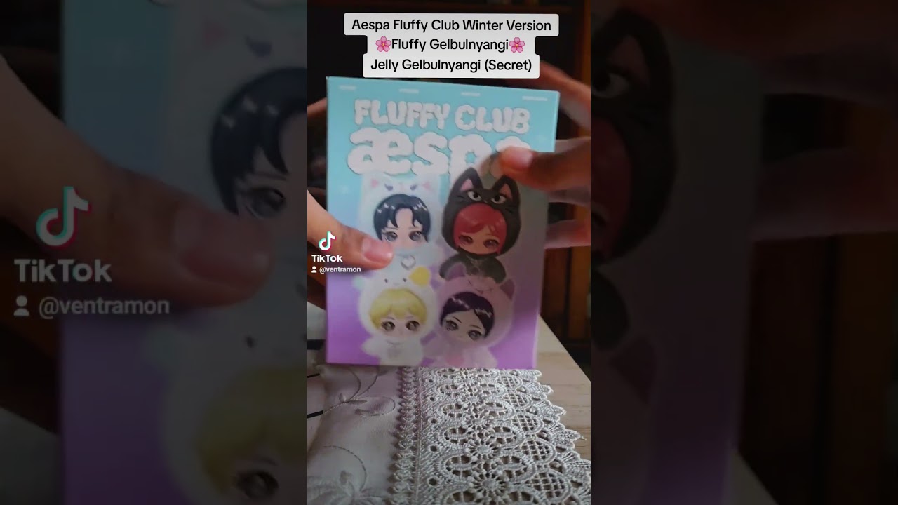 Aespa Fluffy Club Giselle Version Fluffy Gelbulnyangi and Jelly