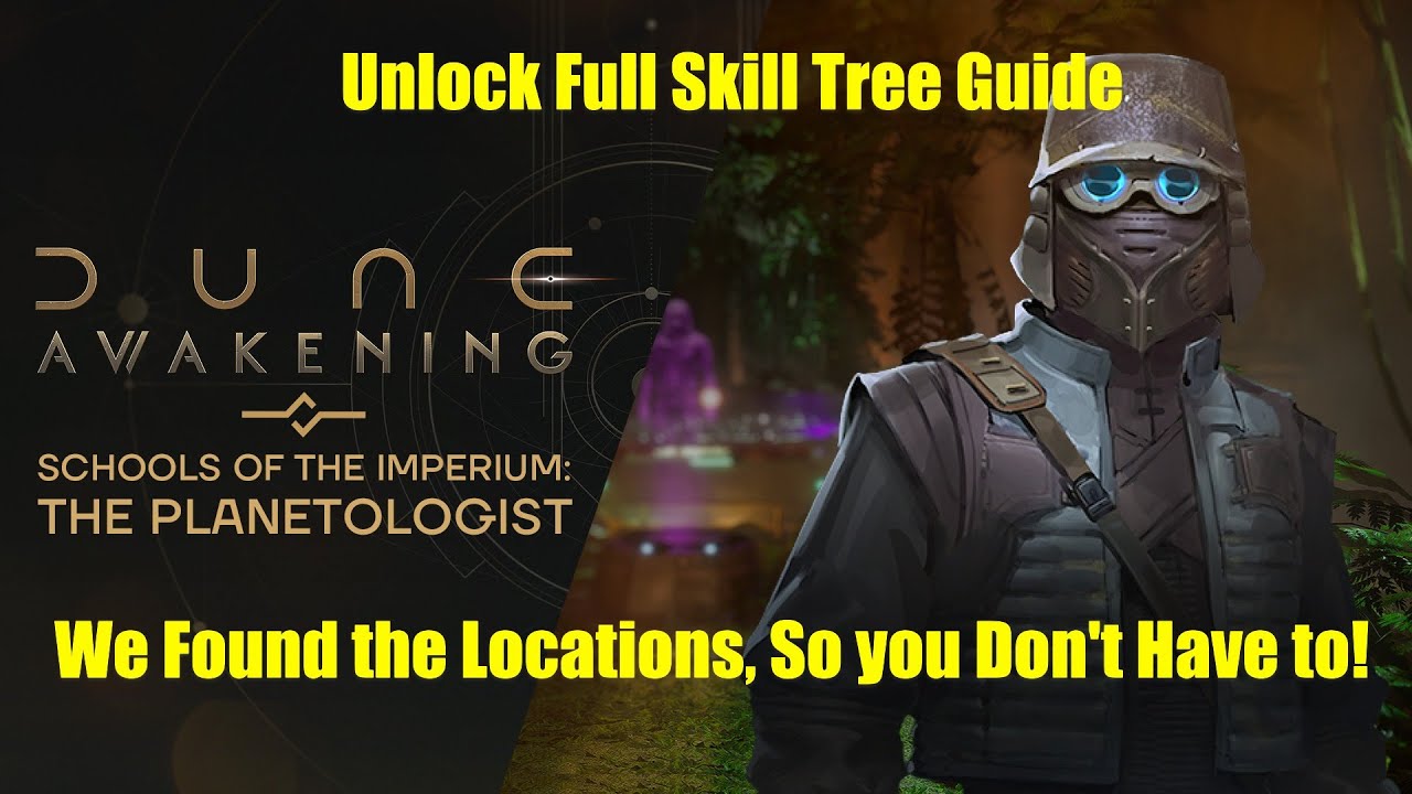 Planetologist Chain Quest to Unlock Full Skill Tree (After Level 2 Quest line) | Dune Tips & Tricks