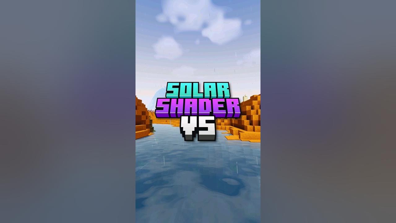 Solar Shader v5 🏵️ Minecraft Bedrock #minecraft #minecraftshorts # ...
