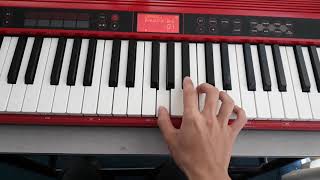 Video thumbnail of "NOFX - " Anarchy Camp " Piano Intro Tutorial"