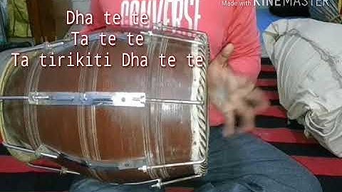 How to Play khemta pattern #1 Dadra on Dholak easily in 10 mins || by Sanatan Dharm