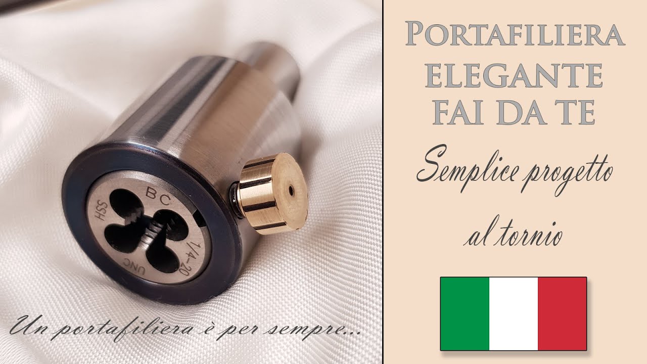 Portafiliera fatto con tornio Bernardo Profi 750 LZ e 550 [equivalente a Sieg SC4 o OPTIMUM VARIO]