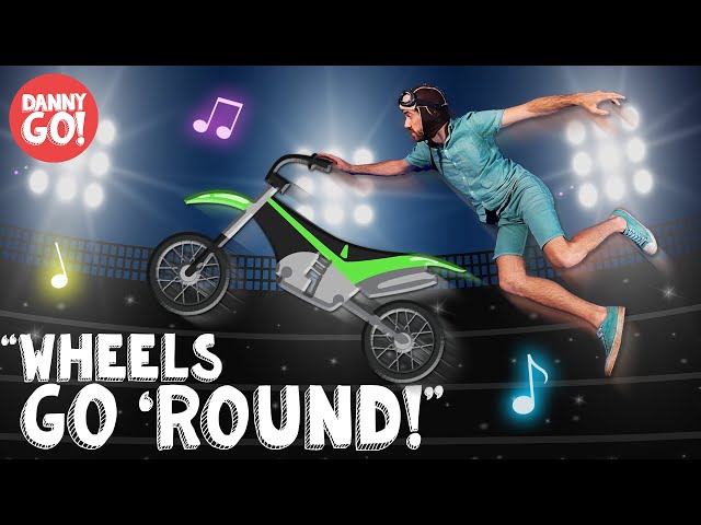 Wheels Go 'Round! 🚘 /// Danny Go! Wheels On The Bus (REMIX) Cartoons Rhymes For Kids class=