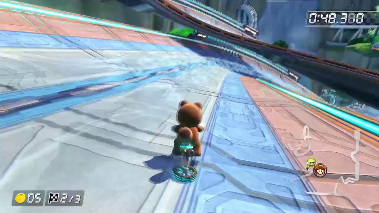 Mario Kart 8 Big Blue Shortcut