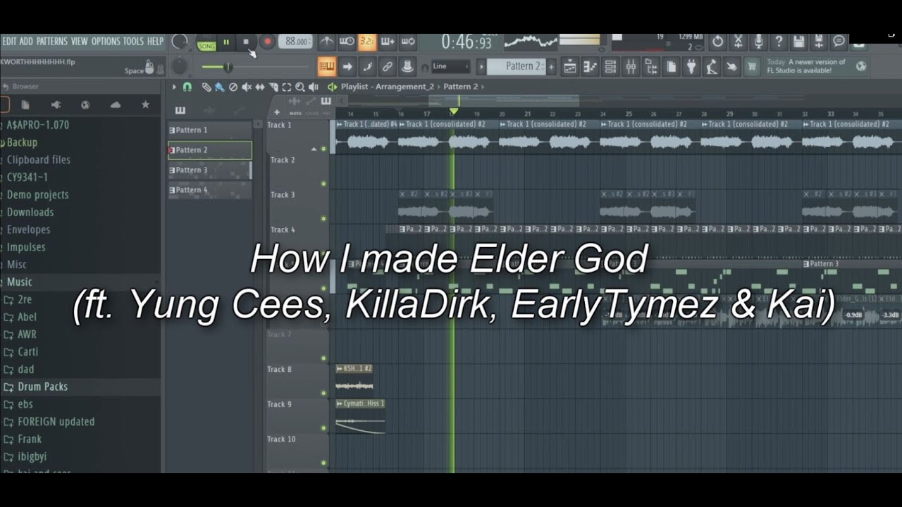 how i made "ELDER GOD" by yung cees with kai