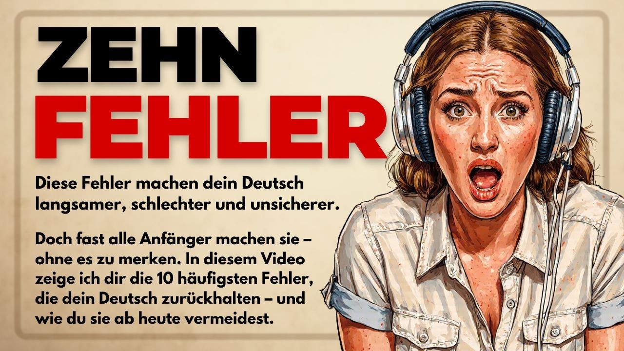 STOP Making These 10 German Mistakes ALLE Anfänger machen sie