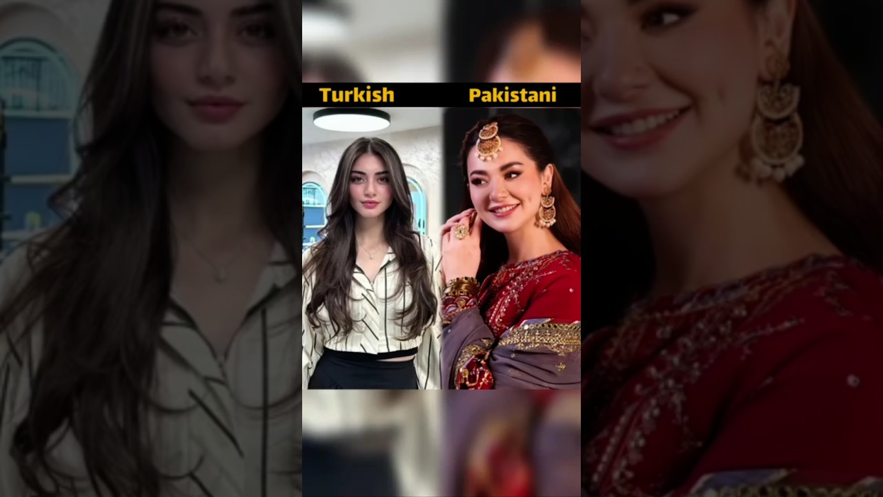 Beauty Battle: Pakistani Elegance vs Turkish Glam! Who Wore It Better? 🤝 