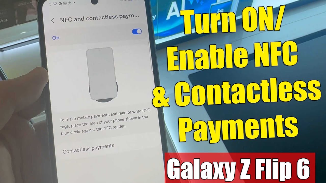 How To Turn ON (Enable) NFC & Contactless Payments On Samsung Galaxy Z ...