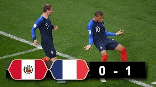 France Vs Peru 1-0 FIFA World Cup    21/06/2018 HD
