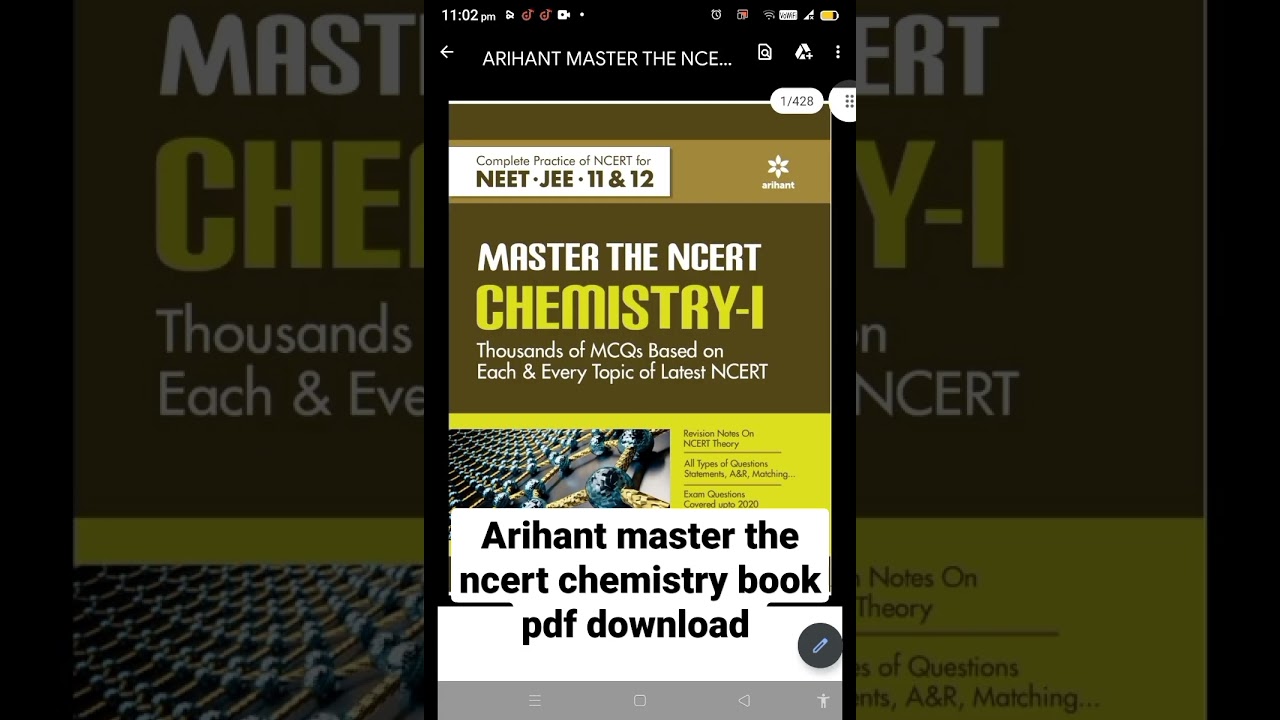 arihant master the ncert chemistry book pdf download