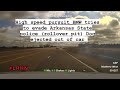 High Speed pursuit - BMW tries to evade Arkansas State police (rollover pit) Dog ejected out of car