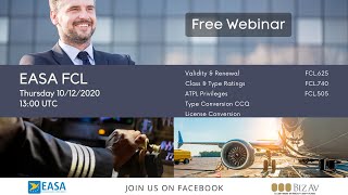 EASA   FCL Webinar 10th Dec 2020
