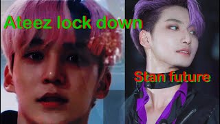 How Ateez would sing lock down by Epex line distribution
