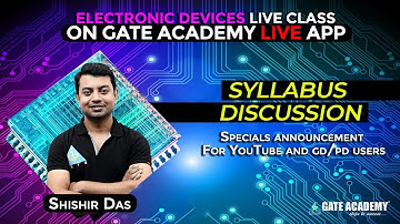 LIVE App Classroom | SYLLABUS DISCUSSION & SPECIAL ANNOUNCEMENT | EDC | By Shishir Das Sir | EC...