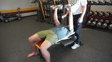 Bench Press Eccentric DB