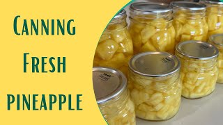 Canning Pineapple Tidbits & Chunks For The Pantry Shelf