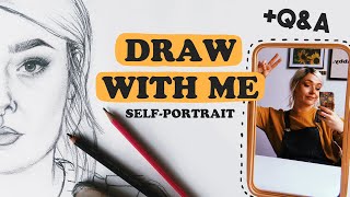 Draw With Me (SELF-PORTRAIT) | CLASSYBURD