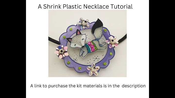 Create a whimsical shrink plastic pendant.