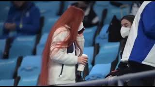 Александра Трусова на трибуне || Alexandra Trusova on Men SP 😇👑 Olympic Games 2022