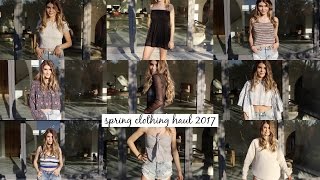 TRY-ON SPRING CLOTHING HAUL 2017 l Olivia Jade