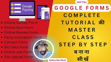 Google Forms Complete Master Class step by step | Translate Multilingual | How To Create Google Form
