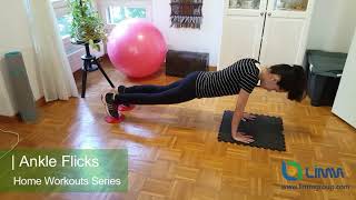 Core Exercise Discs Workout Series #2: Ankle Flicks