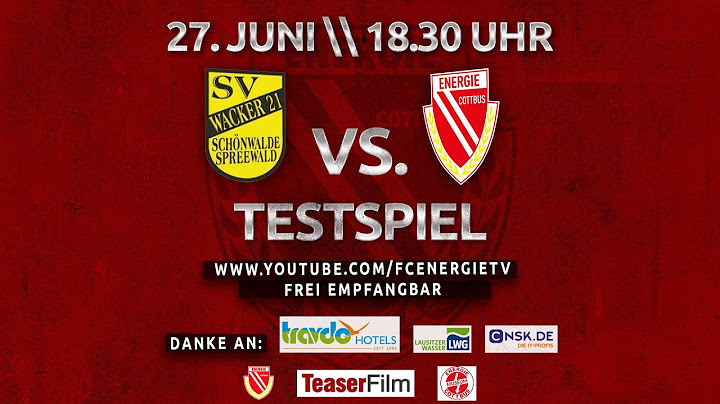 FC Energie Cottbus \\ TESTSPIEL LIVE Wacker Schönwalde vs Energie Cottbus \\ präsentiert von TRAVDO
