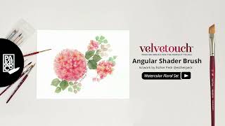 Painting Florals with a Velvetouch Angle Shader